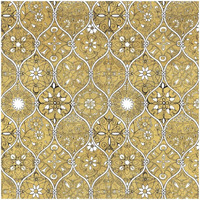 Color my World Spice Mosaic Pattern Gold -Paper Art-32&quotx32"