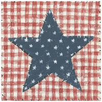 Americana Quilt II -Paper Art-20"x20"