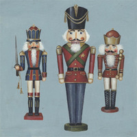 Solider Nutcrackersckers -Paper Art-38&quotx38"