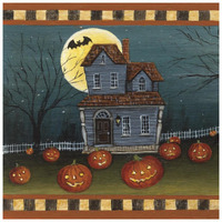 Halloween Eve -Paper Art-26"x26"