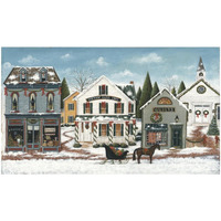 Christmas Village I -Paper Art-32"x19.4"