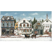 Christmas Village I -Paper Art-46"x27.52"