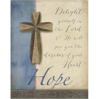 Words for Worship Hope -Paper Art-30"x37"