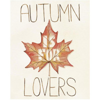 Autumn Love II v.2 -Paper Art-24"x30"