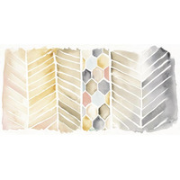 Watercolor Chevron Crop -Paper Art-50"x26"