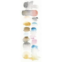 Watercolor Swatch Panel I Bright -Paper Art-20"x56"