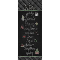 Christmas Chalkboard Nice -Paper Art-18&quotx42"