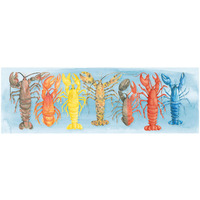 A Rare Catch Red Lobster -Paper Art-56"x20"