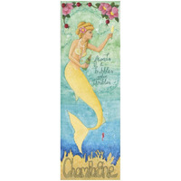 Nouveau Mermaid Champagne -Paper Art-20&quotx56"