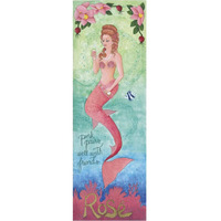 Nouveau Mermaid Rose -Paper Art-26"x74"