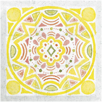 Citrus Tile II v2 -Paper Art-32&quotx32"