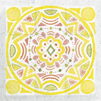 Citrus Tile II v2 -Paper Art-38&quotx38"