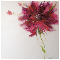 Pink Daisy -Paper Art-26"x26"