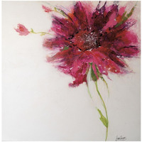 Pink Daisy -Paper Art-32"x32"