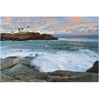 Nubble Sunset -Paper Art-62"x42"