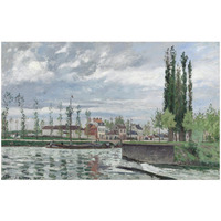 The Lock at Pontoise, 1872 -Paper Art-32&quotx20.9"