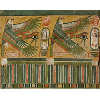 Coffin of Bakenmut (interior side detail), c. 1000-900 BC -Paper Art-18"x14.48"