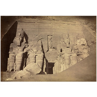 Temple of Ramesses II, Abu Simbel, c. 1860s -Paper Art-32"x22.7"