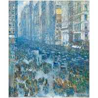 Fifth Avenue, 1919 -Paper Art-27"x32"