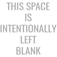 This Space Is Intentionally Left Blank -Paper Art-20"x20"