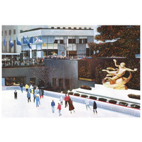 Rockefeller Center -Paper Art-26"x18"