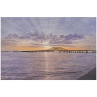 Sun Rays Over Captree -Paper Art-20"x14"