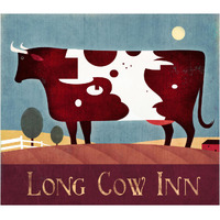 Long Cow Inn -Paper Art-18"x16.08"