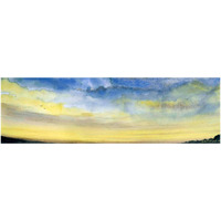 Big Sky 3 -Paper Art-42"x14"