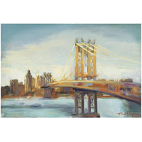 Sunny Manhattan Bridge -Paper Art-32"x22"