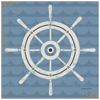 Nautical Helm -Paper Art-26"x26"