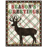 Simple Living Holiday Seasons Greetings -Paper Art-22"x26"