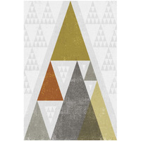 Mod Triangles III Retro -Paper Art-22"x32"