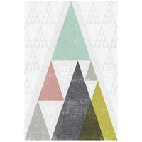 Mod Triangles III -Paper Art-14&quotx20"