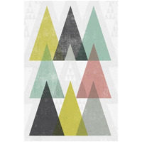 Mod Triangles IV -Paper Art-18"x26"