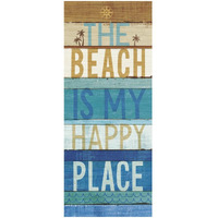 Beachscape Inspiration IV -Paper Art-14"x32"