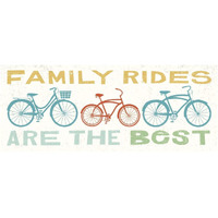 Lets Cruise Family Rides II -Paper Art-62"x26"