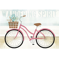 Beach Cruiser Girls I -Paper Art-38"x26"