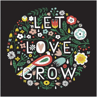 Let Love Grow -Paper Art-20"x20"