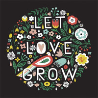 Let Love Grow -Paper Art-38"x38"