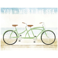 Beach Cruiser Tandem v2 -Paper Art-42"x32"