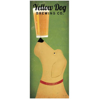 Yellow Dog Brewing Co Square -Paper Art-32"x77"