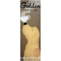 Golden Coffee Co -Paper Art-20"x56"