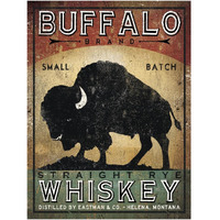 Buffalo Whiskey -Paper Art-26"x34"