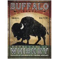 Buffalo Whiskey -Paper Art-38"x50"