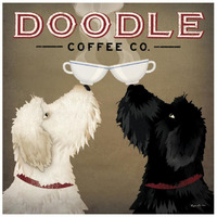 Doodle Coffee Double IV -Paper Art-26&quotx26"