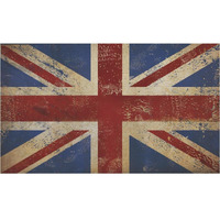 Union Jack -Paper Art-38"x23.24"