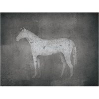 White Horse -Paper Art-18"x14"