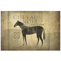 Cheval Noir v4 -Paper Art-20&quotx14"