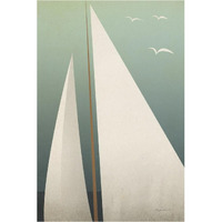 Sails IV -Paper Art-26&quotx38"