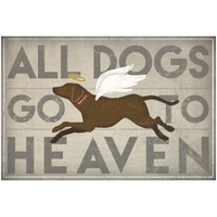 All Dogs Go to Heaven II -Paper Art-32"x22"